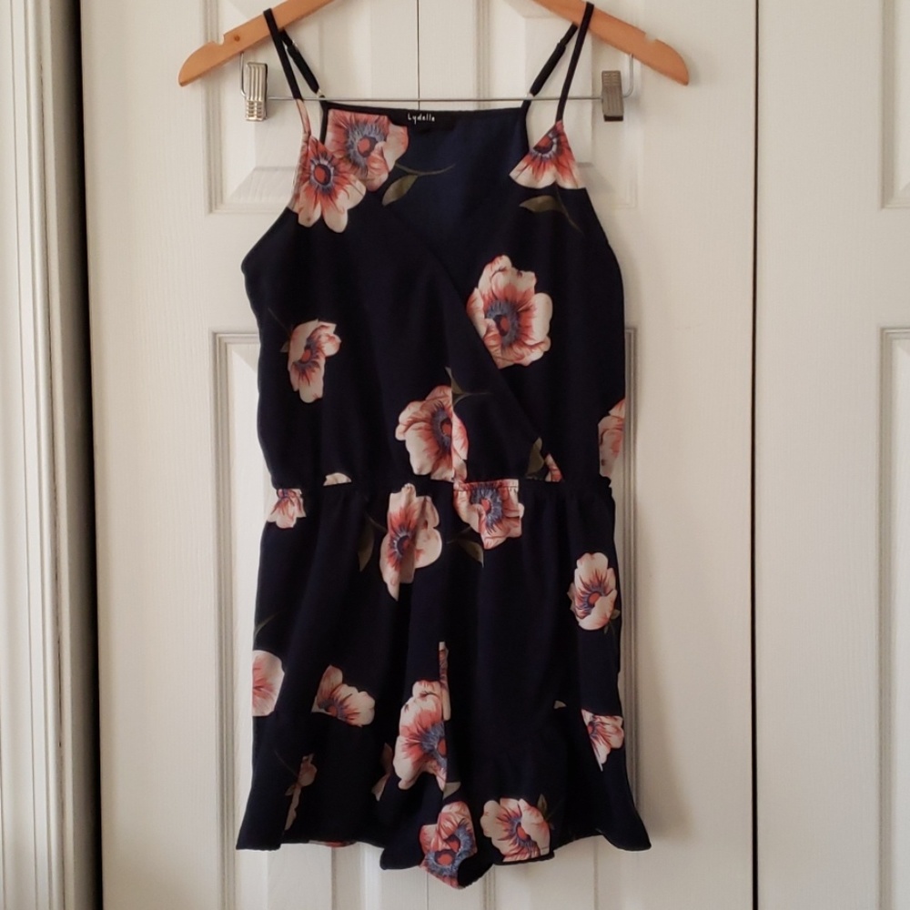 Floral print romper
